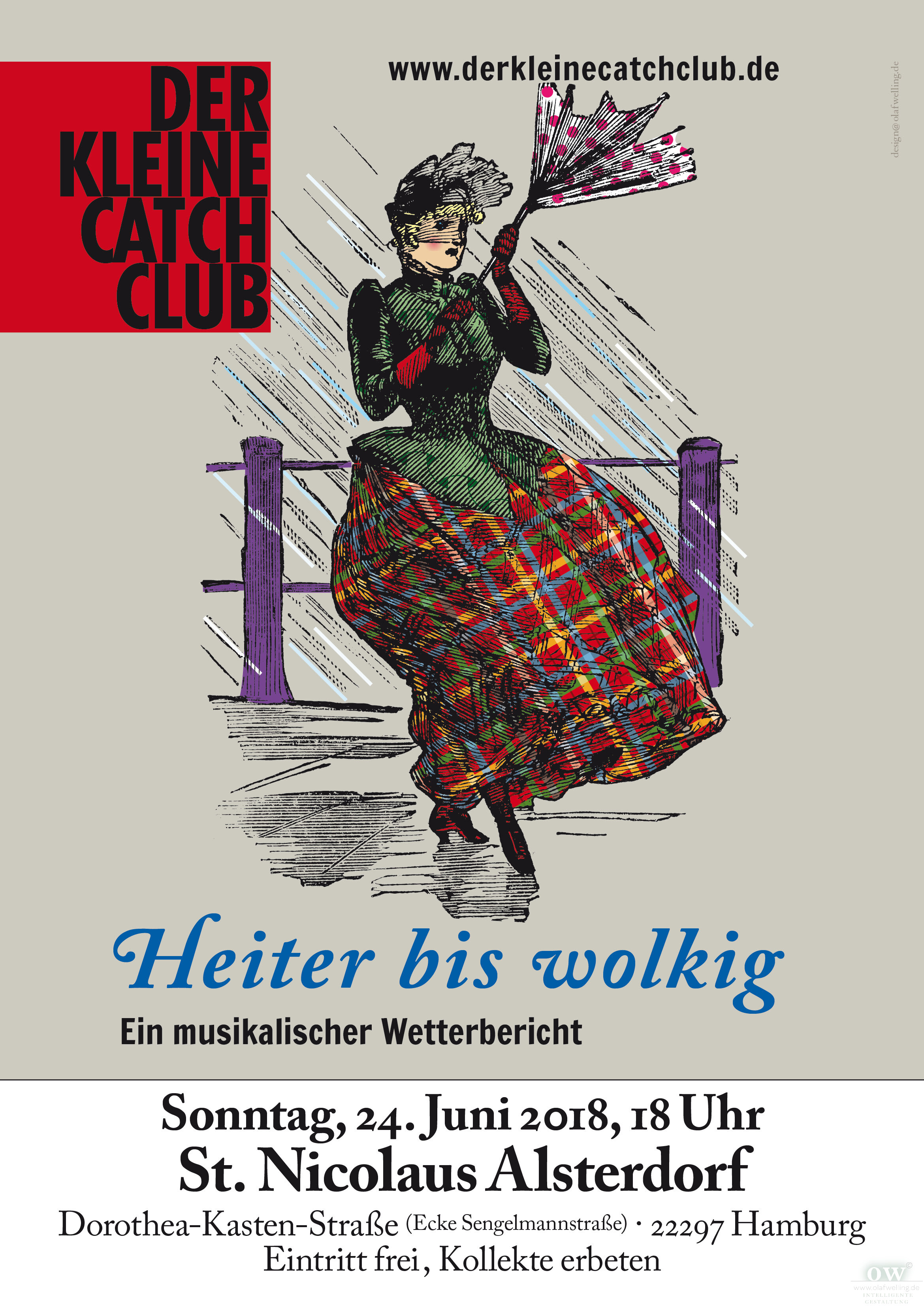 Heiter bis wolkig – Konzertplakat