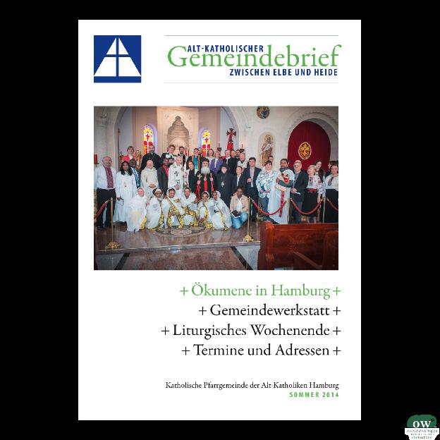 Gemeindebrief Alt-Katholische Gemeinde Hamburg, Ausgabe Sommer 2014
