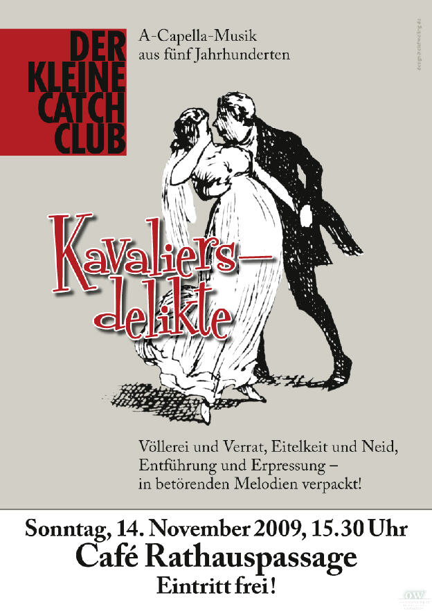 Konzertplakat „Kavaliersdelikte“